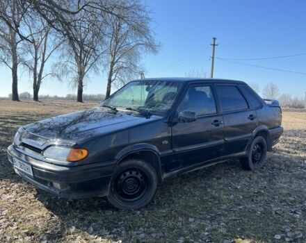 Чорний ВАЗ 2115 Самара, об'ємом двигуна 1.6 л та пробігом 250 тис. км за 1138 $, фото 1 на Automoto.ua