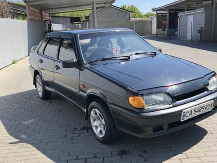 Черный ВАЗ 2115 Самара, объемом двигателя 1.6 л и пробегом 250 тыс. км за 1500 $, фото 1 на Automoto.ua