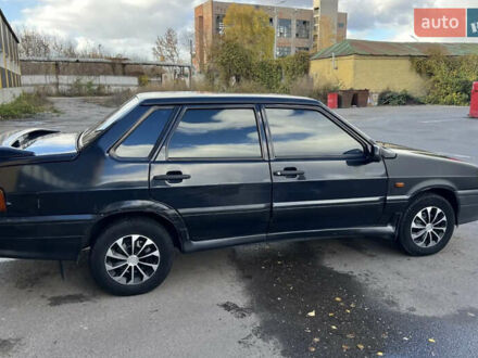 Черный ВАЗ 2115 Самара, объемом двигателя 1.6 л и пробегом 145 тыс. км за 2500 $, фото 1 на Automoto.ua