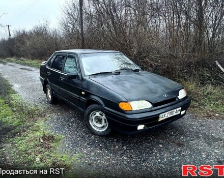 Черный ВАЗ 2115 Самара, объемом двигателя 1.5 л и пробегом 287 тыс. км за 1299 $, фото 1 на Automoto.ua