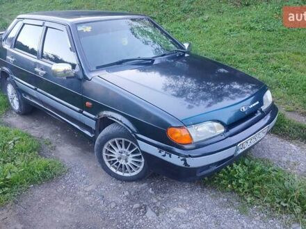 Черный ВАЗ 2115 Самара, объемом двигателя 1.5 л и пробегом 308 тыс. км за 1200 $, фото 1 на Automoto.ua