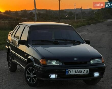 Черный ВАЗ 2115 Самара, объемом двигателя 1.6 л и пробегом 200 тыс. км за 1900 $, фото 1 на Automoto.ua