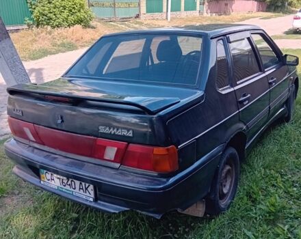 Черный ВАЗ 2115 Самара, объемом двигателя 1.6 л и пробегом 3 тыс. км за 1700 $, фото 1 на Automoto.ua