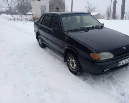 Черный ВАЗ 2115 Самара, объемом двигателя 1.6 л и пробегом 139 тыс. км за 1500 $, фото 1 на Automoto.ua