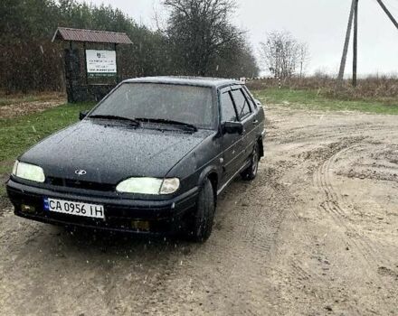 Черный ВАЗ 2115 Самара, объемом двигателя 1.6 л и пробегом 262 тыс. км за 1600 $, фото 1 на Automoto.ua
