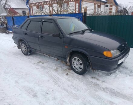 Черный ВАЗ 2115 Самара, объемом двигателя 1.6 л и пробегом 230 тыс. км за 1500 $, фото 1 на Automoto.ua