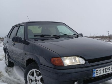 Черный ВАЗ 2115 Самара, объемом двигателя 1.6 л и пробегом 250 тыс. км за 1000 $, фото 1 на Automoto.ua
