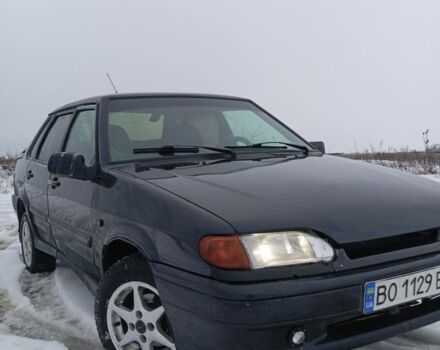 Черный ВАЗ 2115 Самара, объемом двигателя 1.6 л и пробегом 250 тыс. км за 1000 $, фото 1 на Automoto.ua