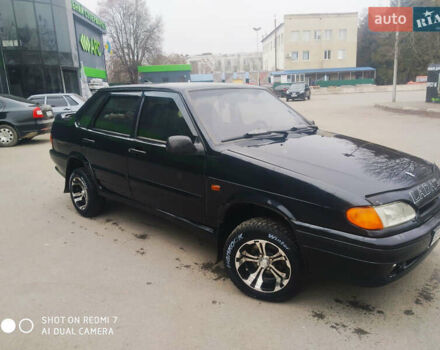 Чорний ВАЗ 2115 Самара, об'ємом двигуна 1.5 л та пробігом 143 тис. км за 2000 $, фото 1 на Automoto.ua