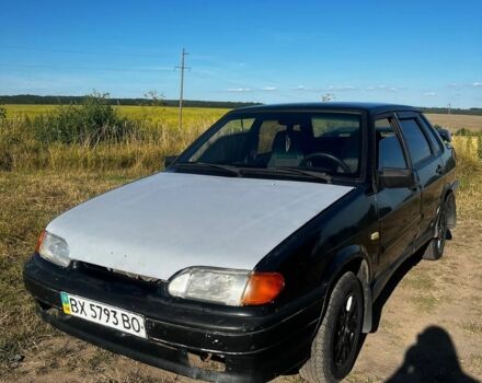 Черный ВАЗ 2115 Самара, объемом двигателя 1.6 л и пробегом 250 тыс. км за 850 $, фото 1 на Automoto.ua