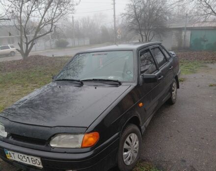 Черный ВАЗ 2115 Самара, объемом двигателя 1.6 л и пробегом 350 тыс. км за 1382 $, фото 1 на Automoto.ua