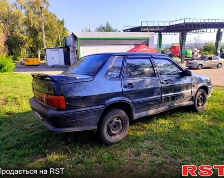 Черный ВАЗ 2115 Самара, объемом двигателя 1.6 л и пробегом 250 тыс. км за 1440 $, фото 1 на Automoto.ua