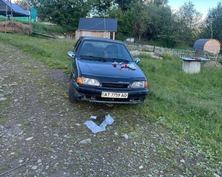 Черный ВАЗ 2115 Самара, объемом двигателя 1.6 л и пробегом 219 тыс. км за 1500 $, фото 1 на Automoto.ua