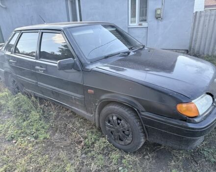Чорний ВАЗ 2115 Самара, об'ємом двигуна 1.6 л та пробігом 200 тис. км за 1050 $, фото 1 на Automoto.ua