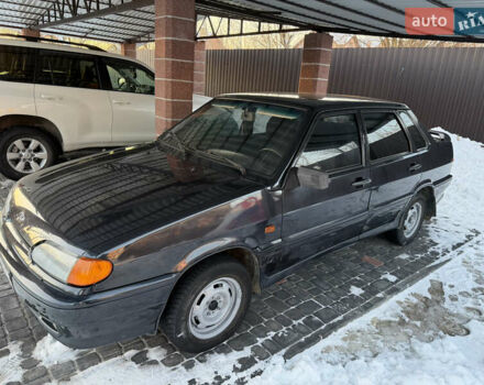 Чорний ВАЗ 2115 Самара, об'ємом двигуна 1.6 л та пробігом 225 тис. км за 1700 $, фото 1 на Automoto.ua