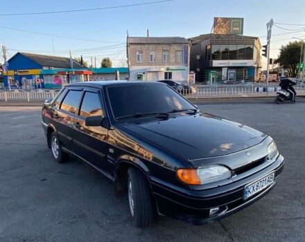 Чорний ВАЗ 2115 Самара, об'ємом двигуна 1.6 л та пробігом 240 тис. км за 1950 $, фото 1 на Automoto.ua