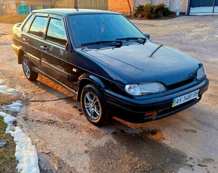 Чорний ВАЗ 2115 Самара, об'ємом двигуна 1.6 л та пробігом 195 тис. км за 1100 $, фото 1 на Automoto.ua