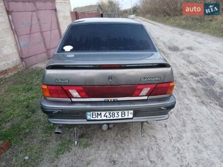 Черный ВАЗ 2115 Самара, объемом двигателя 1.6 л и пробегом 165 тыс. км за 2300 $, фото 1 на Automoto.ua