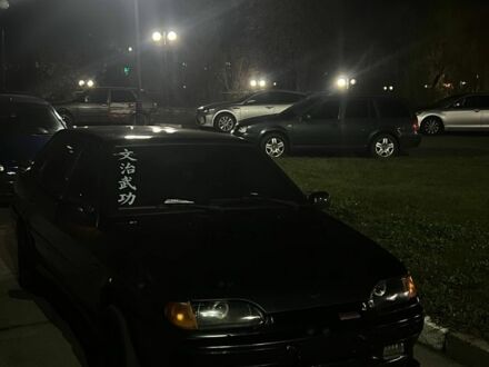 Черный ВАЗ 2115 Самара, объемом двигателя 1.6 л и пробегом 200 тыс. км за 900 $, фото 1 на Automoto.ua