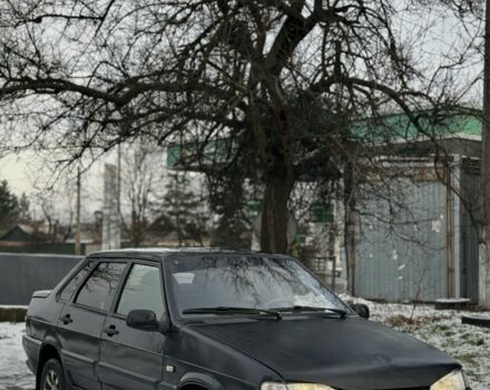 Чорний ВАЗ 2115 Самара, об'ємом двигуна 1.6 л та пробігом 220 тис. км за 1550 $, фото 1 на Automoto.ua