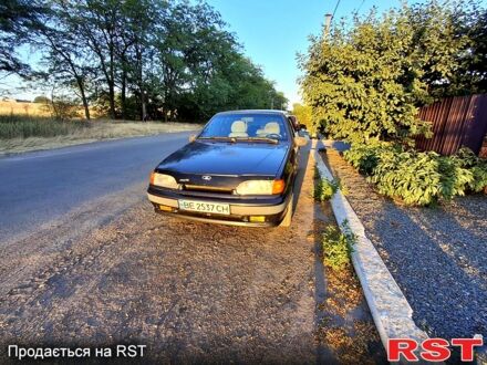 Черный ВАЗ 2115 Самара, объемом двигателя 1.6 л и пробегом 212 тыс. км за 1600 $, фото 1 на Automoto.ua