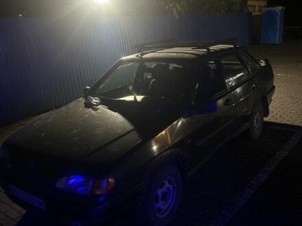 Черный ВАЗ 2115 Самара, объемом двигателя 1.6 л и пробегом 193 тыс. км за 800 $, фото 1 на Automoto.ua