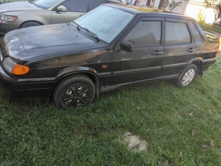 Черный ВАЗ 2115 Самара, объемом двигателя 1.6 л и пробегом 100 тыс. км за 1500 $, фото 1 на Automoto.ua