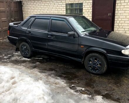 Чорний ВАЗ 2115 Самара, об'ємом двигуна 1.6 л та пробігом 230 тис. км за 1550 $, фото 1 на Automoto.ua