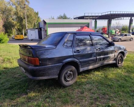 Черный ВАЗ 2115 Самара, объемом двигателя 1 л и пробегом 250 тыс. км за 1451 $, фото 1 на Automoto.ua
