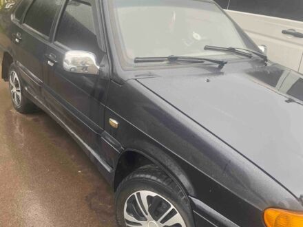 Черный ВАЗ 2115 Самара, объемом двигателя 1.5 л и пробегом 183 тыс. км за 1500 $, фото 1 на Automoto.ua