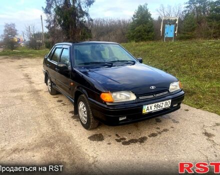 Черный ВАЗ 2115 Самара, объемом двигателя 1.6 л и пробегом 138 тыс. км за 2500 $, фото 1 на Automoto.ua