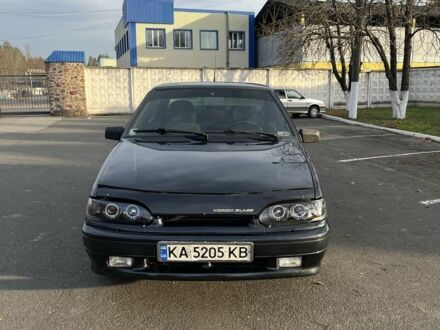 Чорний ВАЗ 2115 Самара, об'ємом двигуна 1.6 л та пробігом 220 тис. км за 2000 $, фото 1 на Automoto.ua