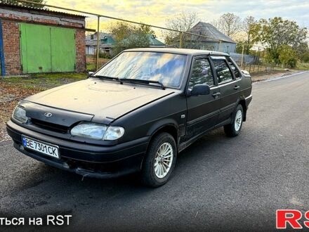 Черный ВАЗ 2115 Самара, объемом двигателя 1.6 л и пробегом 300 тыс. км за 900 $, фото 1 на Automoto.ua