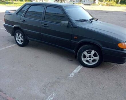 Чорний ВАЗ 2115 Самара, об'ємом двигуна 1.5 л та пробігом 430 тис. км за 1750 $, фото 1 на Automoto.ua