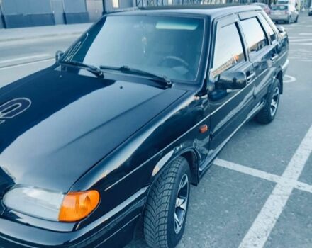 Черный ВАЗ 2115 Самара, объемом двигателя 1 л и пробегом 93 тыс. км за 2700 $, фото 1 на Automoto.ua