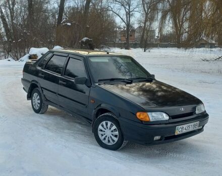 Чорний ВАЗ 2115 Самара, об'ємом двигуна 1.6 л та пробігом 180 тис. км за 1950 $, фото 1 на Automoto.ua