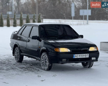Черный ВАЗ 2115 Самара, объемом двигателя 1.6 л и пробегом 155 тыс. км за 2100 $, фото 1 на Automoto.ua