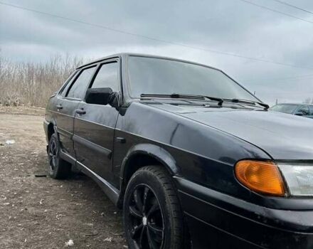 Чорний ВАЗ 2115 Самара, об'ємом двигуна 1.6 л та пробігом 255 тис. км за 1750 $, фото 1 на Automoto.ua