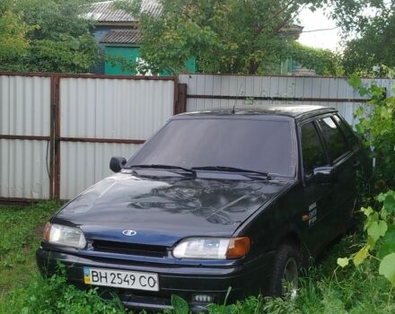 Черный ВАЗ 2115 Самара, объемом двигателя 1 л и пробегом 265 тыс. км за 1350 $, фото 1 на Automoto.ua
