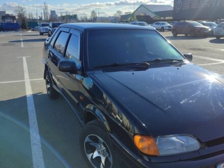 Черный ВАЗ 2115 Самара, объемом двигателя 1 л и пробегом 93 тыс. км за 3050 $, фото 1 на Automoto.ua