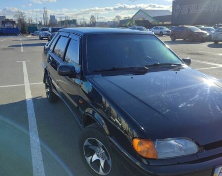 Черный ВАЗ 2115 Самара, объемом двигателя 1 л и пробегом 93 тыс. км за 3050 $, фото 1 на Automoto.ua