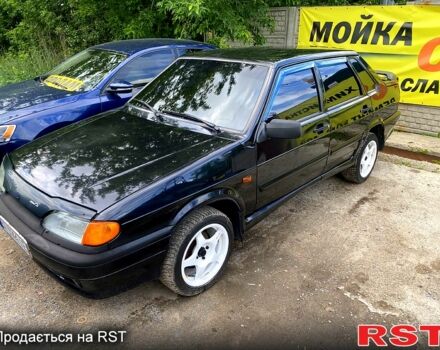 Чорний ВАЗ 2115 Самара, об'ємом двигуна 1.6 л та пробігом 214 тис. км за 1850 $, фото 1 на Automoto.ua