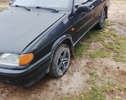 Черный ВАЗ 2115 Самара, объемом двигателя 1.6 л и пробегом 2 тыс. км за 1393 $, фото 1 на Automoto.ua