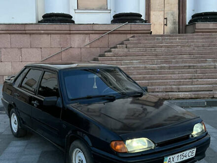 Черный ВАЗ 2115 Самара, объемом двигателя 1.6 л и пробегом 111 тыс. км за 2200 $, фото 1 на Automoto.ua