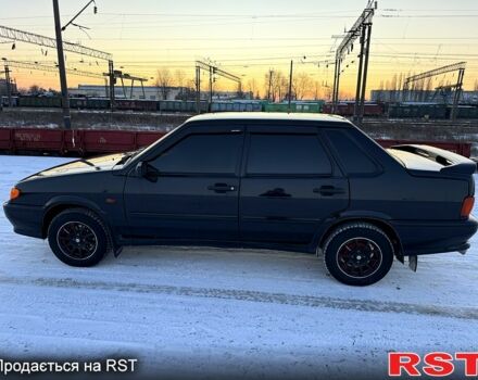 Черный ВАЗ 2115 Самара, объемом двигателя 1.6 л и пробегом 720 тыс. км за 3200 $, фото 1 на Automoto.ua