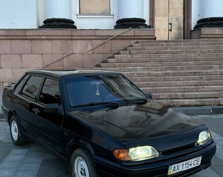 Черный ВАЗ 2115 Самара, объемом двигателя 1.6 л и пробегом 177 тыс. км за 2100 $, фото 1 на Automoto.ua
