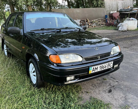 Черный ВАЗ 2115 Самара, объемом двигателя 1.6 л и пробегом 78 тыс. км за 3300 $, фото 1 на Automoto.ua