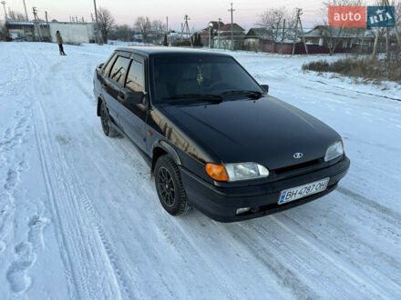 Черный ВАЗ 2115 Самара, объемом двигателя 1.6 л и пробегом 72 тыс. км за 3100 $, фото 1 на Automoto.ua