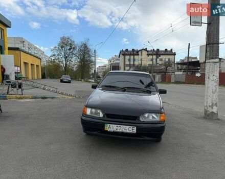 Черный ВАЗ 2115 Самара, объемом двигателя 1.6 л и пробегом 230 тыс. км за 1400 $, фото 1 на Automoto.ua