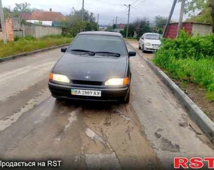 Черный ВАЗ 2115 Самара, объемом двигателя 1.6 л и пробегом 200 тыс. км за 1350 $, фото 1 на Automoto.ua